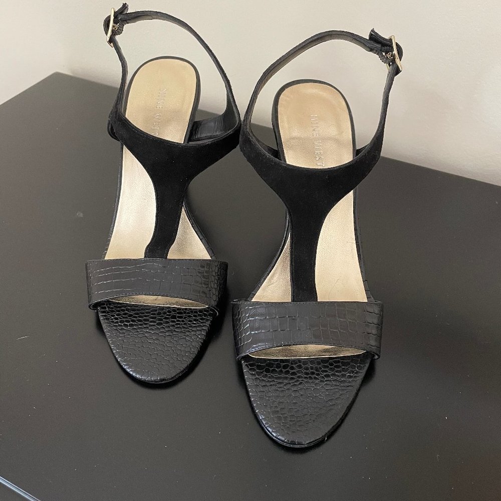 Nine West Gracey Mair T-strap Sandals